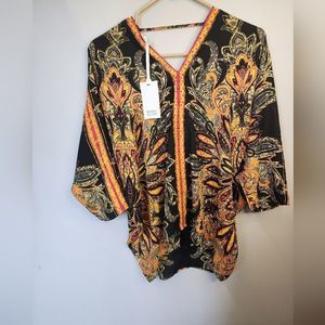 NWT Rose + Olive Top